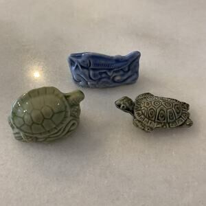 Wade England Red Rose Tea Nautical Set of 3 Figurines Beach Ocean Sea Creatures